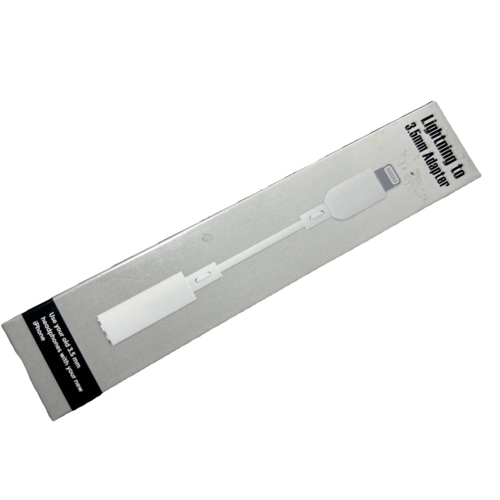 Lightning To 3.5mm Adapter (Use Your Old 3.5mm Headphones With Your New iPhone)